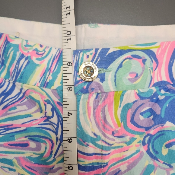 Lilly Pulitzer Jayne Short Gillty Pleasure Cotton 7 Inch Inseam Size 14 Beachy - Picture 5 of 10